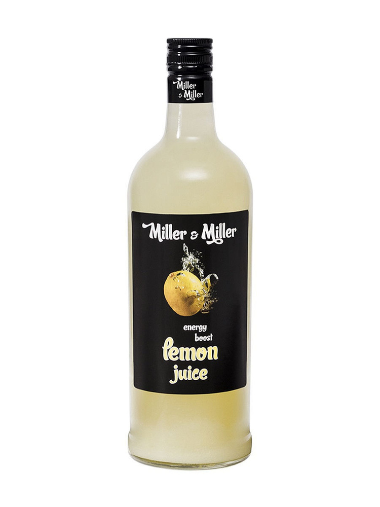 Натуральный лимонный сок прямого отжима для напитков, салатов, выпечки/1 литр/Miller&Miller (Миллер энд #1