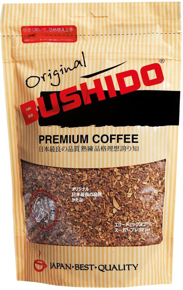 Кофе растворимый Bushido Original 75г 1шт - купить с доставкой по ...