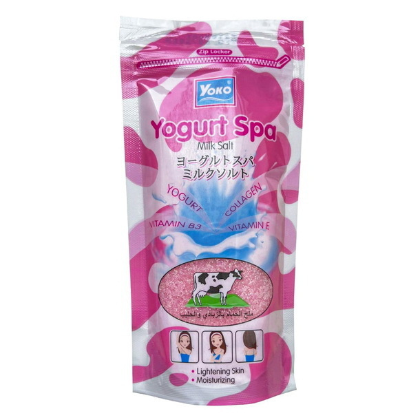 Yoko, Солевой спа-скраб для тела с Йогуртом Yogurt Spa Milk, 300 гр.  #1