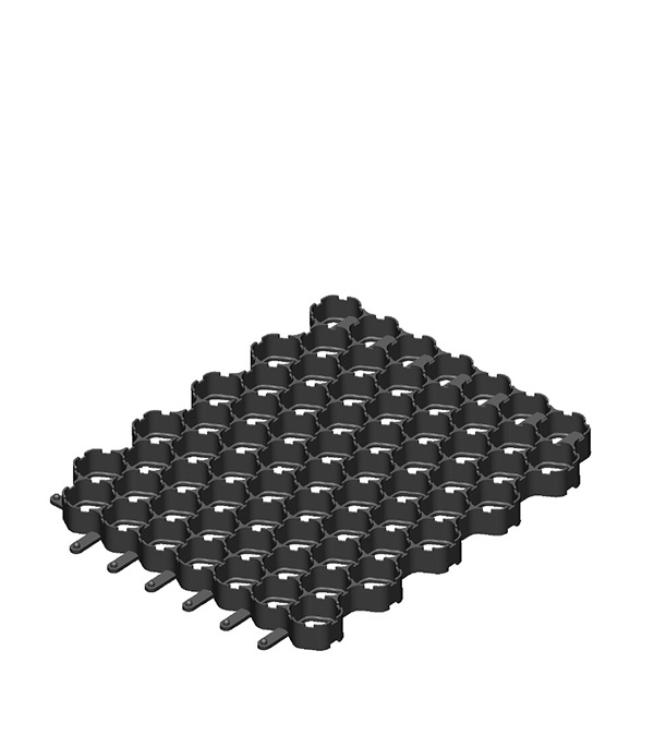 Решетка газонная пластиковая черная Eco Normal Gidrolica С250 530х430х33 мм  #1