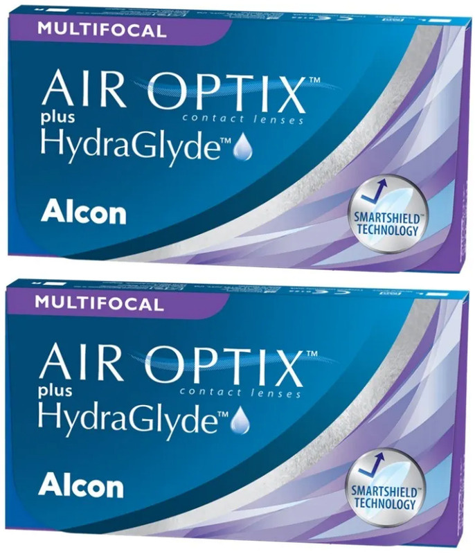 Air Optix Plus HydraGlyde Multifocal -0.75 / LOW (низкая аддидация). 6 ...