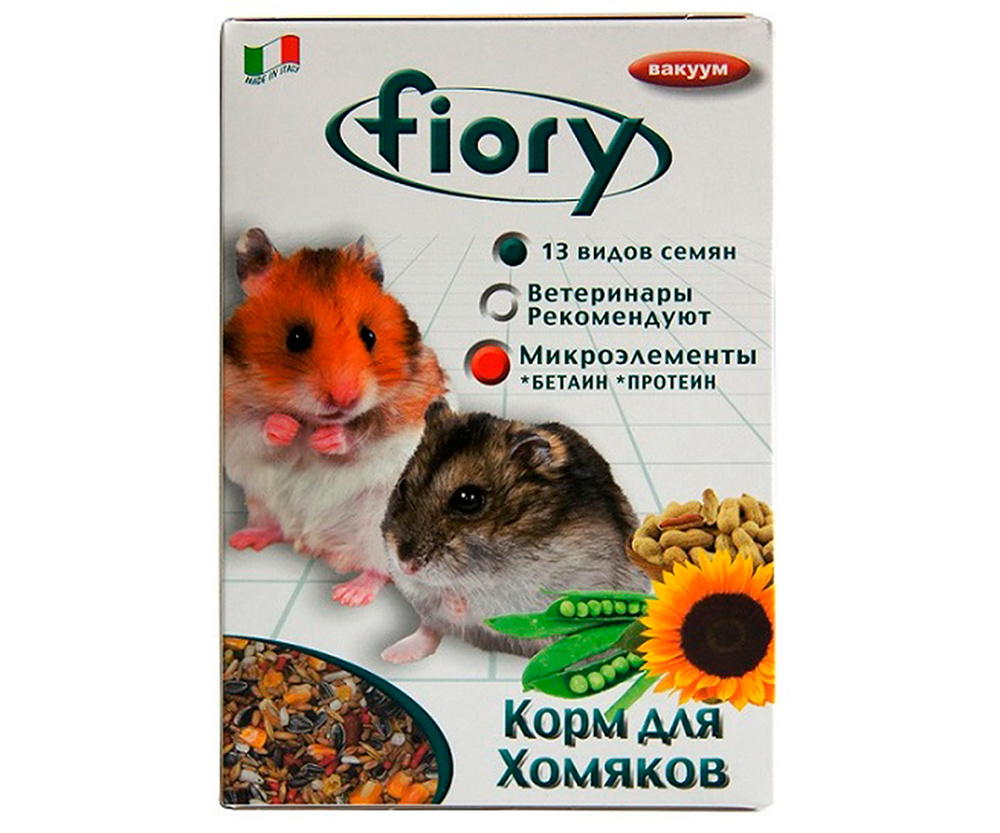 Корм для хомяков fiory criceti 850г #1