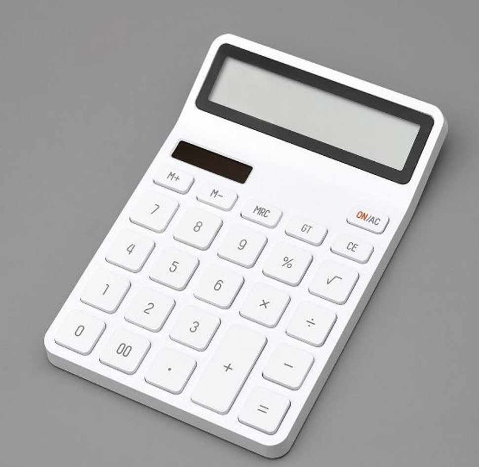 Калькулятор Xiaomi Kaco Lemo Desk Electronic Calculator, белый