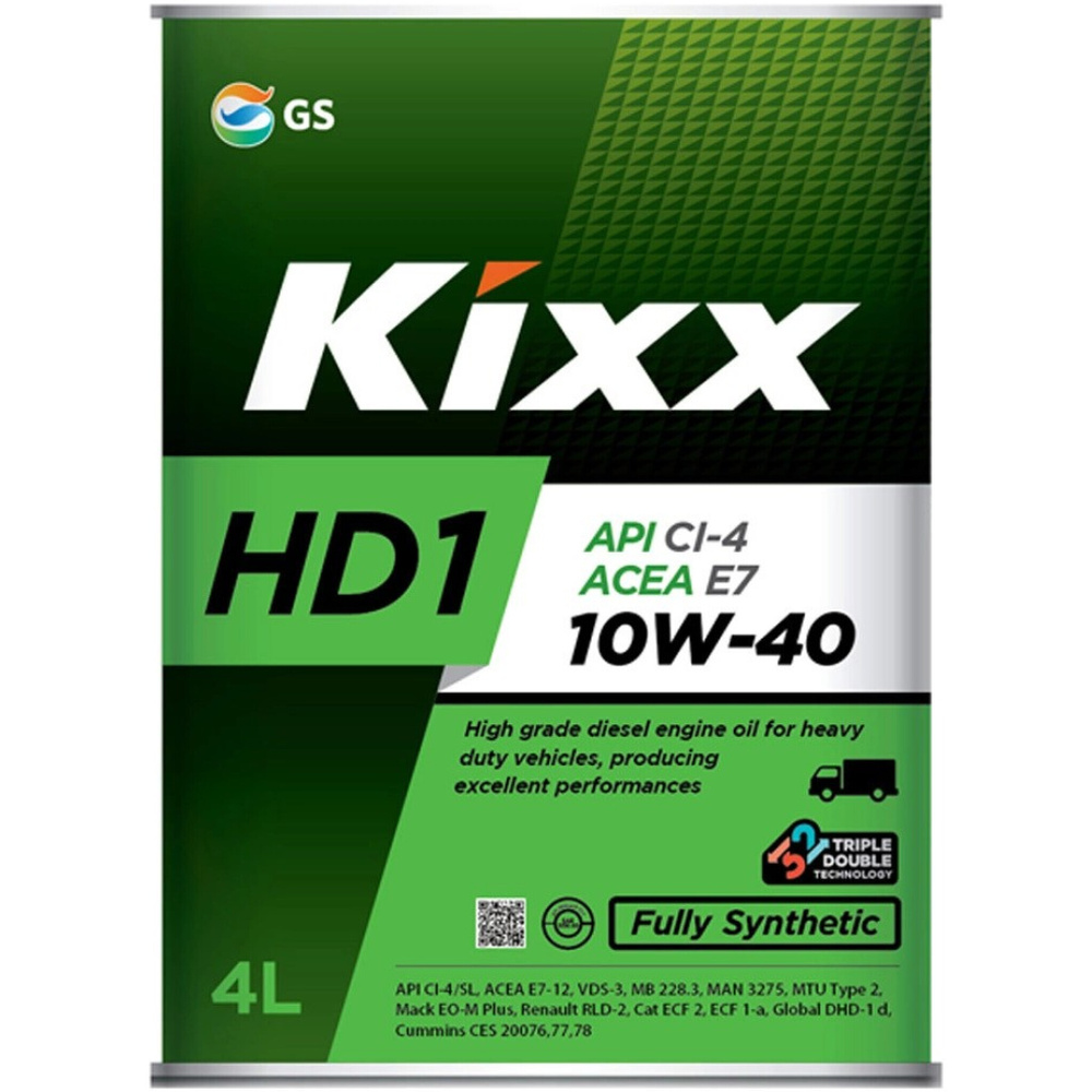 Масло моторное KIXX 10W-40 Синтетическое -  в е .