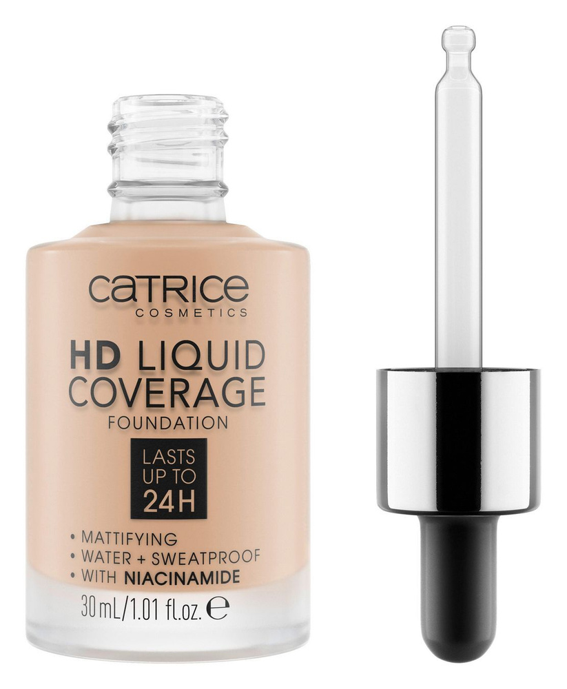 Стойкий Тональный крем CATRICE HD Liquid Coverage Foundation для лица - 002  Porcelain Beige (Бежевый Фарфор) - купить с доставкой по выгодным ценам в  интернет-магазине OZON (1193072403)