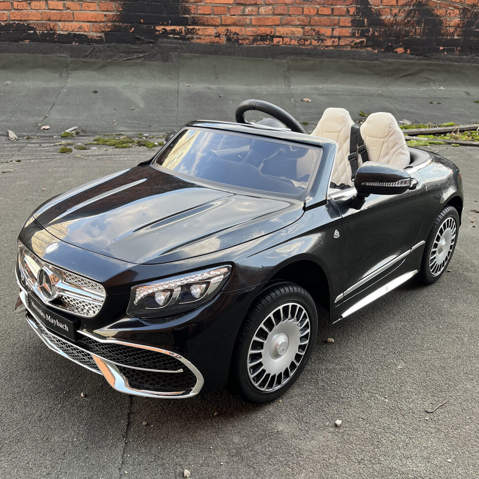 Детский электромобиль Mercedes-Maybach S650 Cabriolet - ZB188-BLACK -  купить с доставкой по выгодным ценам в интернет-магазине OZON (651370697)