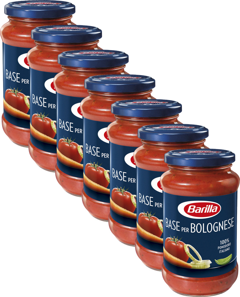 Соус Barilla Base per Bolognese томатный 400 г в упаковке, комплект: 7  упаковок - купить с доставкой по выгодным ценам в интернет-магазине OZON  (664976882)