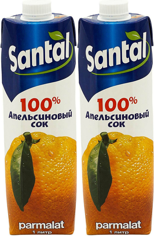 Сок Santal апельсиновый 1 л в упаковке, комплект: 2 упаковки  #1
