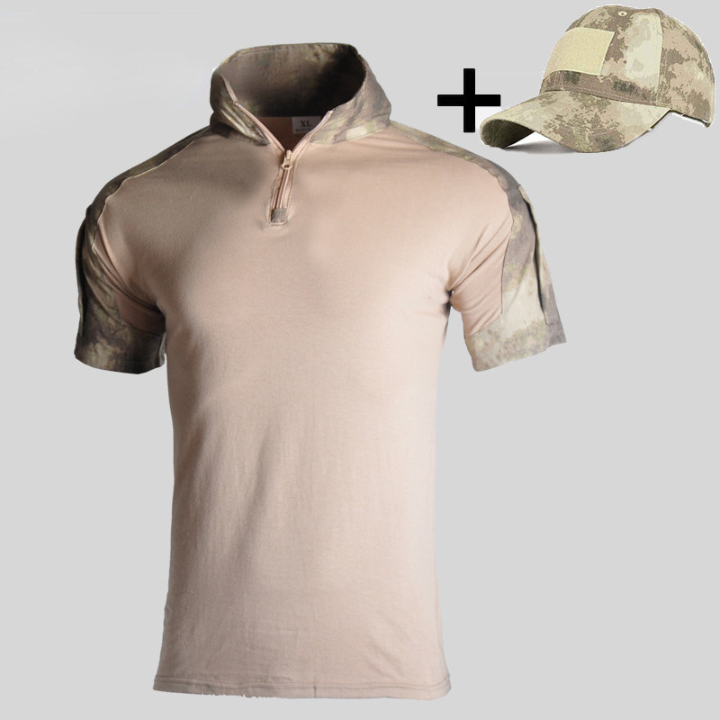 Тактическая рубашка с коротким рукавом + тактическая кепка - купить с ...