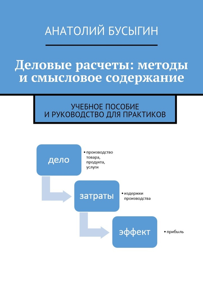 Деловые расчеты: методы и смысловое содержание #1