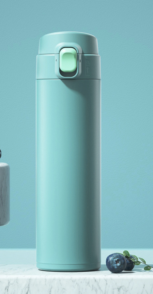 Термокружка с откидывающейся крышкой и замочком 450 мл. - купить с ...