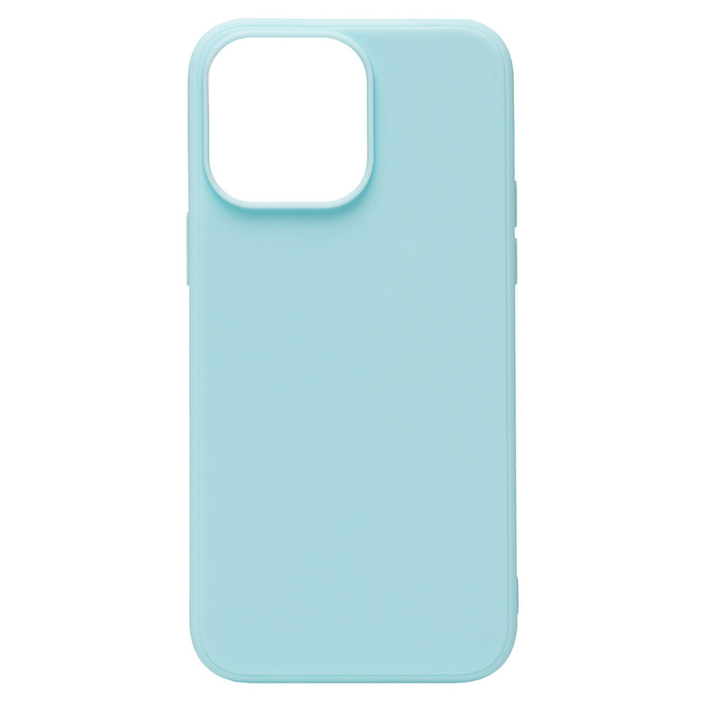 Чехол для iPhone 14 Pro силиконовый Soft Touch 2 <голубой> #1