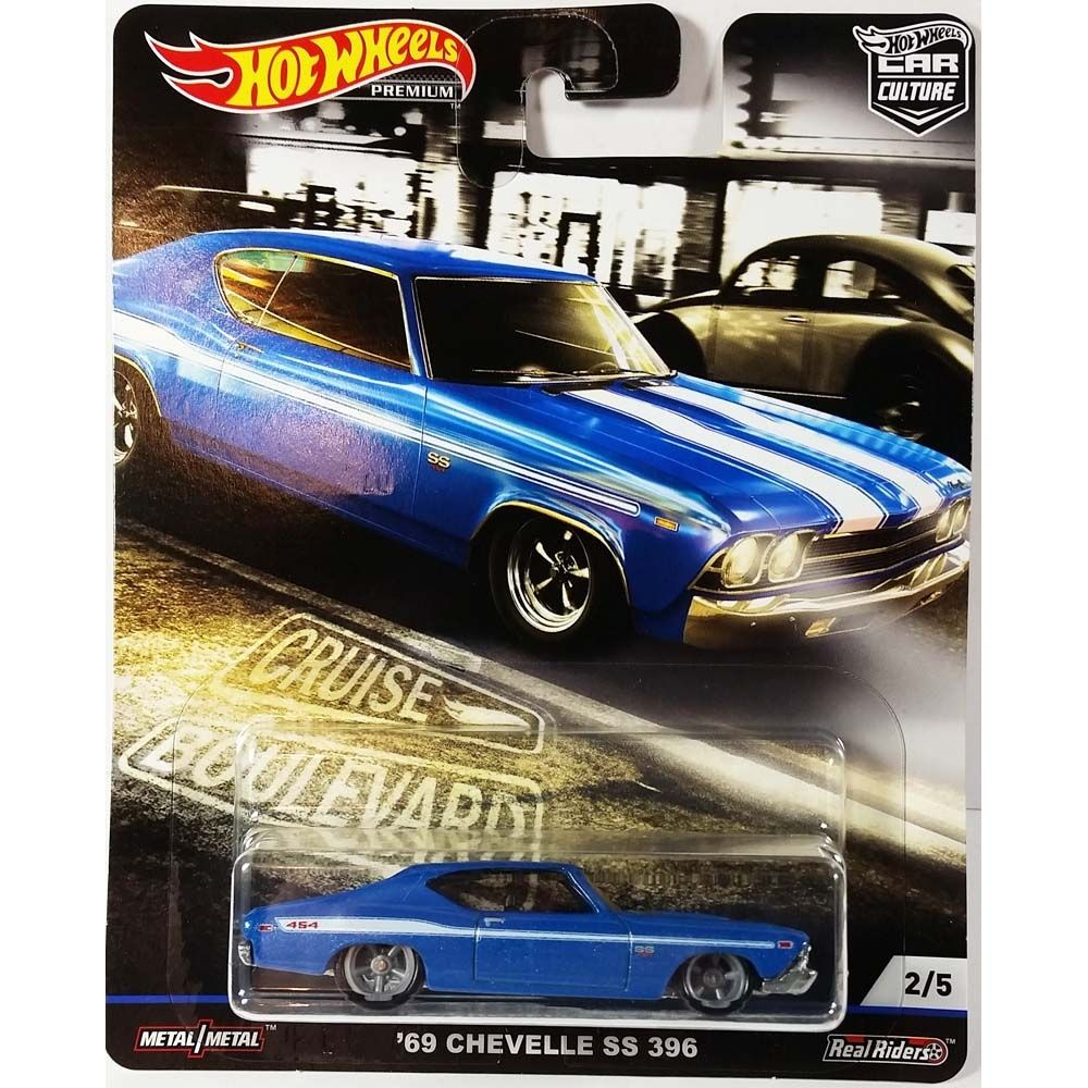 Hot wheels 1 64 Boulevard 69 CHEVELLE SS 396 Collector Edition Metal Diecast Model Toy Gift