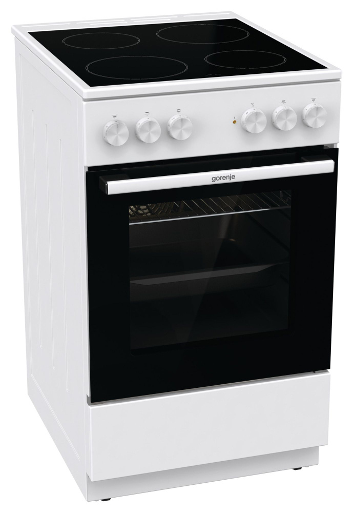 Плита электрическая Gorenje Essential GEC5A41WG белый/черный ...