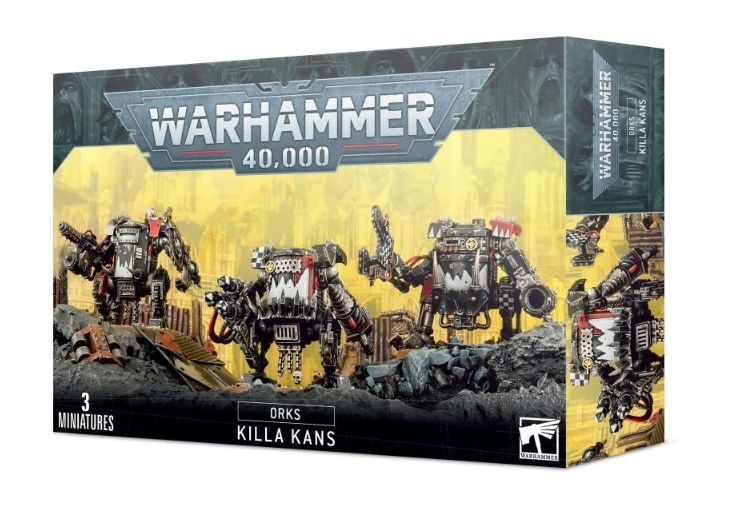 Набор миниатюр для настольной игры Warhammer 40000 - Ork Killa Kans #1