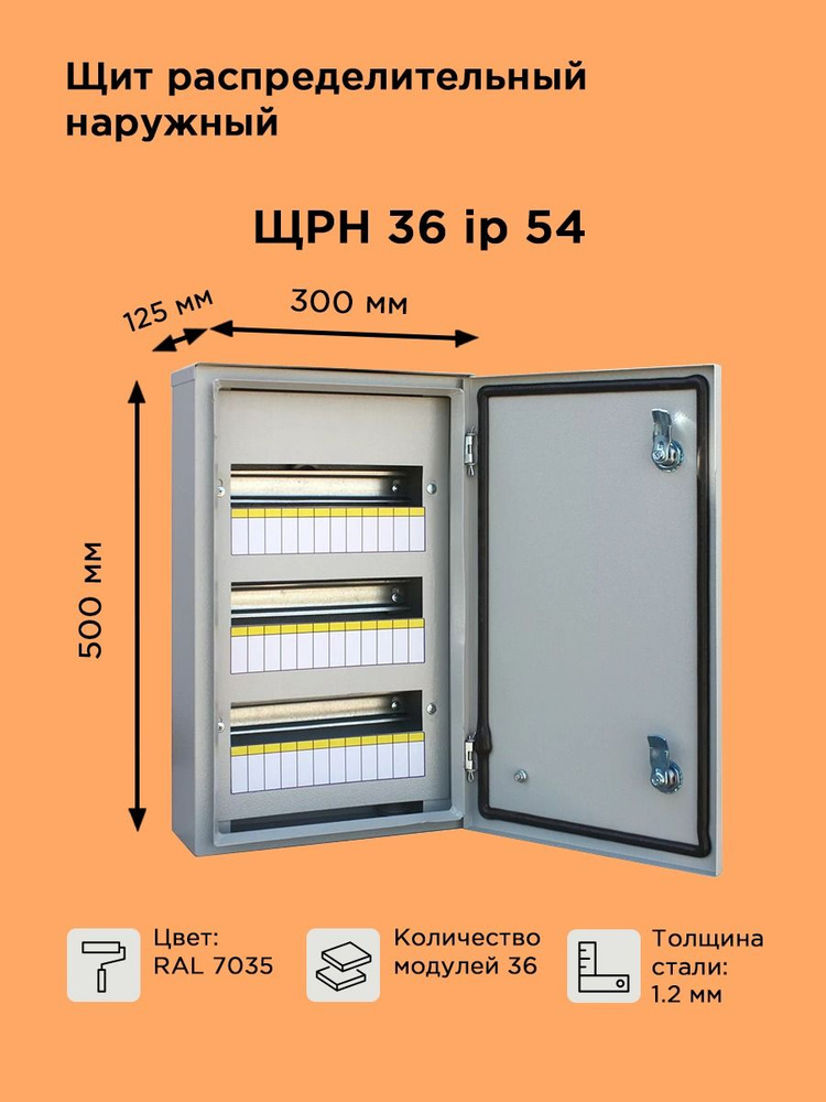 Шкаф металлический навесной ip54