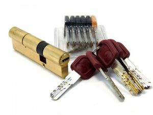 Цилиндровый механизм Master Lock 90 mm (55/35) 5-1-5 PB #1