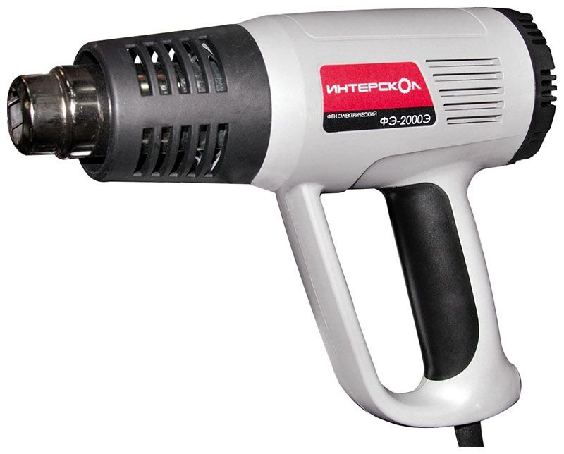 Строительный фен Интерскол ФЭ-2000Э (в картонной упаковке) 192.0.0.00 ...