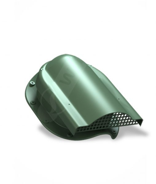 Аэратор (вентиль) подкровельного пространства для металлочерепицы, Wirplast P51, RAL 6020 зеленый  #1