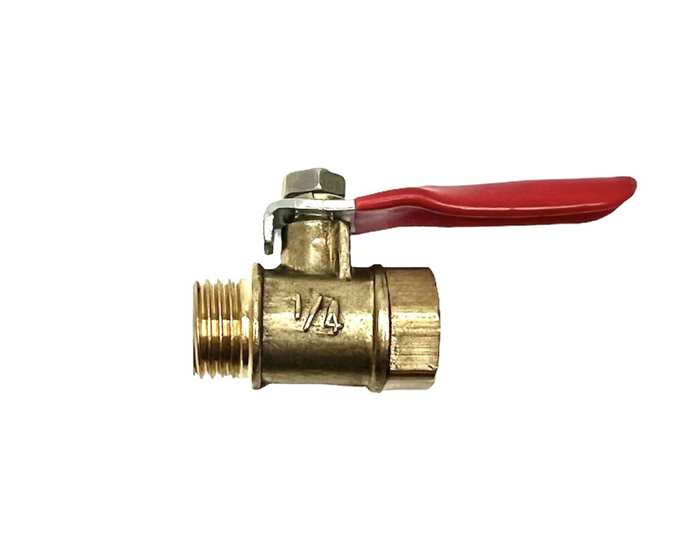 Кран шаровой приборный/ сантехнический 1/4\" ВР-НР - купить по низкой ...