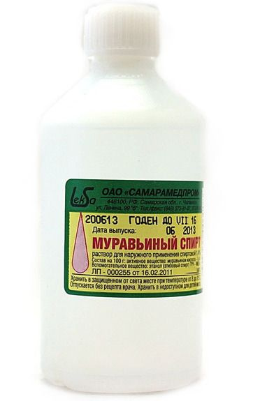 Лекарственное средство безрецептурное Муравьиный спирт, бренд ...