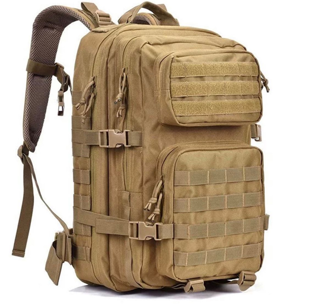 Мужской тактический рюкзак с системой крепления MOLLE 35 литров (Хаки ...