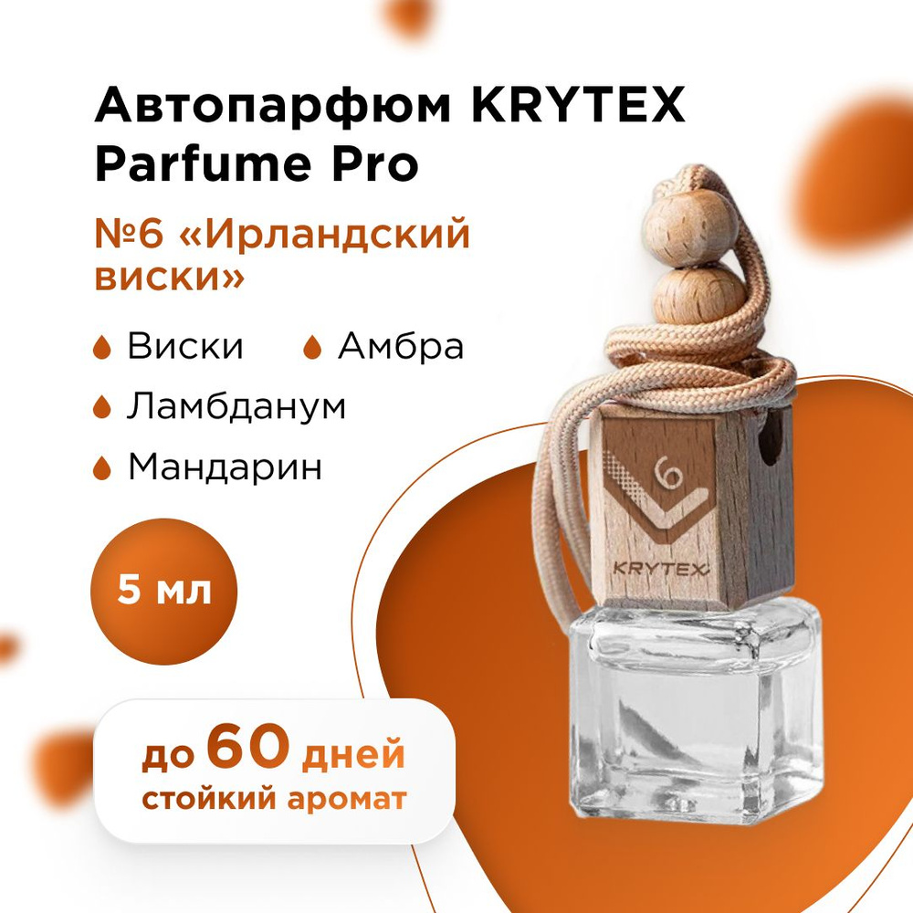 Ароматизатор для автомобиля и дома KRYTEX Parfume Pro №6 