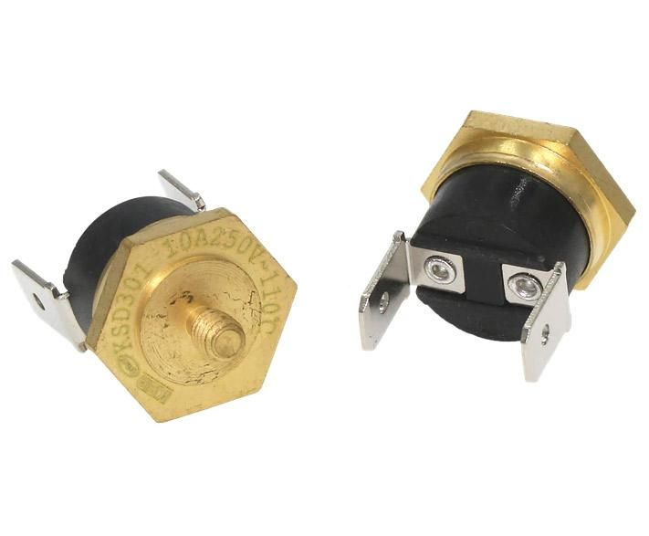 Термостат защитный KSD301-85 (на размыкание, 85С, 250V, 10A, под винт ...