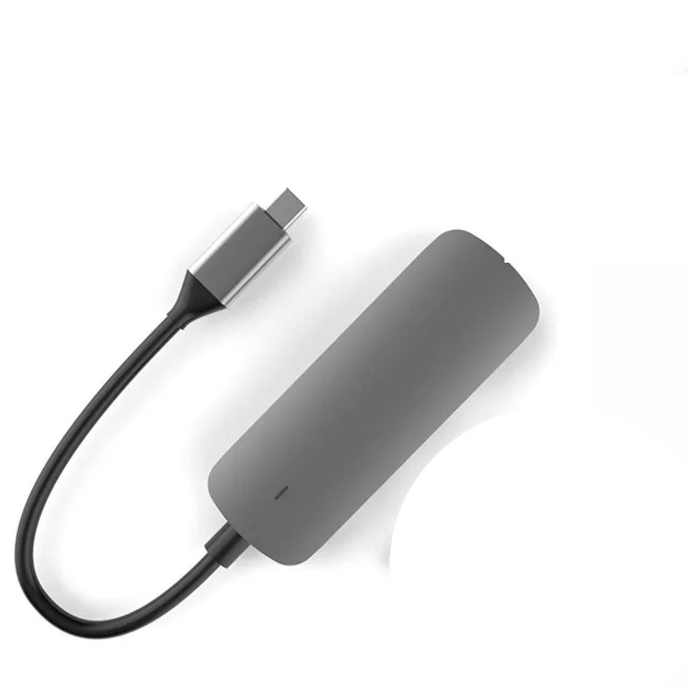 Док станция USB type C 4-в-1 для ноутбука (порт репликатор ...
