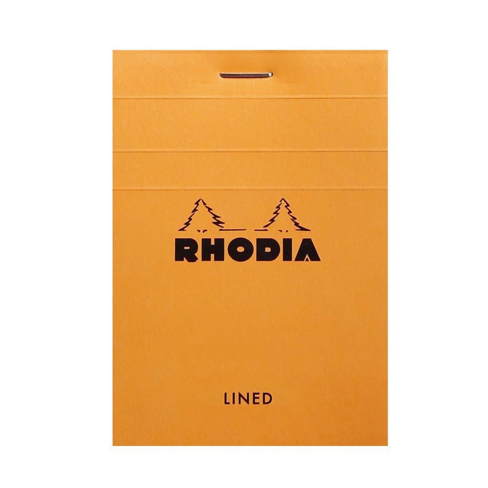 Блокнот Rhodia Basics №11, A7, линейка, 80 г, Оранжевый, 2 шт #1