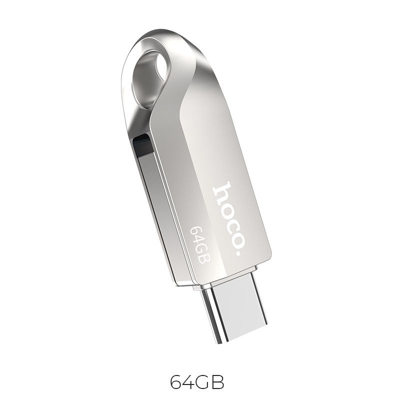 hoco USB-флеш-накопитель Hoco USB 2.0 флеш-диск 64GB UD8, Silver/Cеребро 64 ГБ  #1