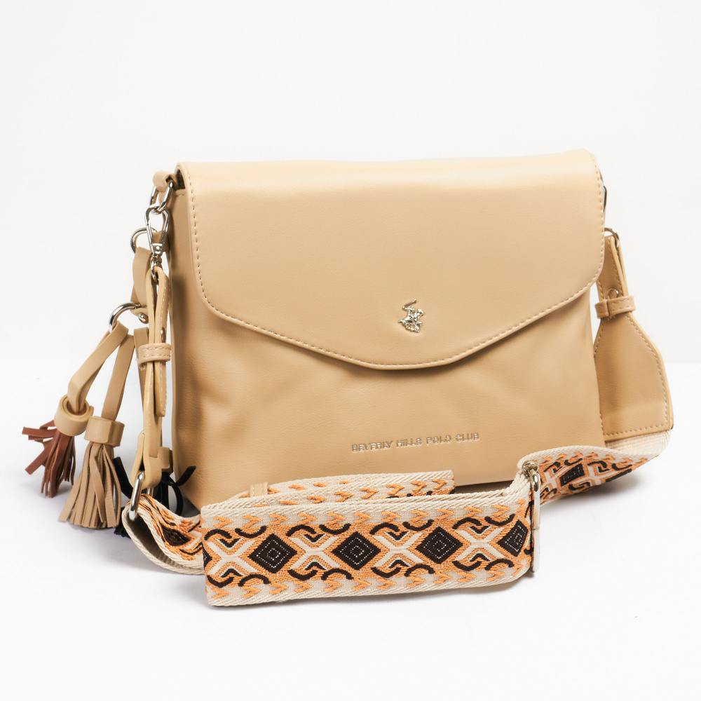 Сумка женская через плечо Beverly Hills Polo Club, BH-3073-BE - купить ...