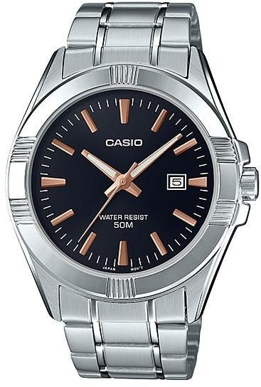 Наручные часы Casio MTP-1308D-1A2 с индикацией числа + батарейка  #1