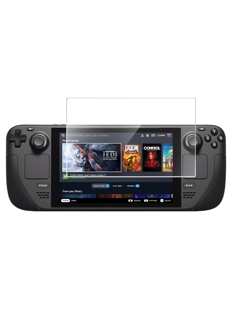 Защитное стекло на Valve Steam Deck (Стим Дек) на Экран, гибридное ...