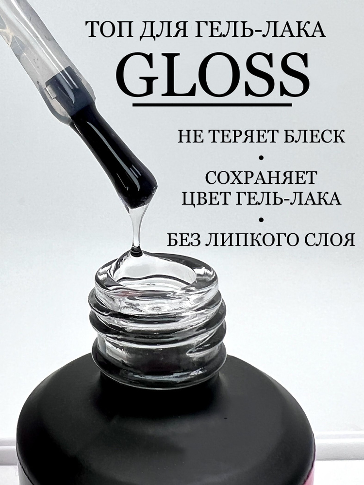 BR TOP GLOSS универсальный глянцевый топ для ногтей #1