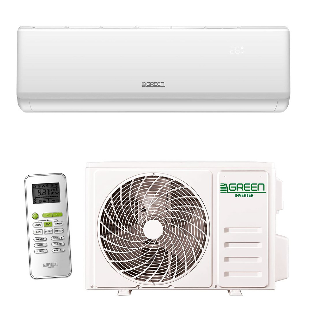 Настенный кондиционер GREEN TSI-Standart TSI/TSO-07 HRSY1 до 20 м2 ...