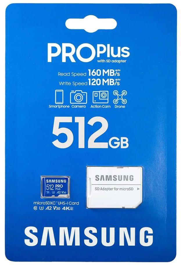 Карта памяти microSDXC 512GB Samsung PRO Plus (MB-MD512KА) - купить с ...