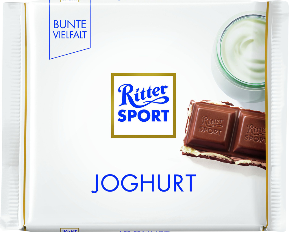 Шоколад молочный RITTER SPORT Йогурт, 100г #1