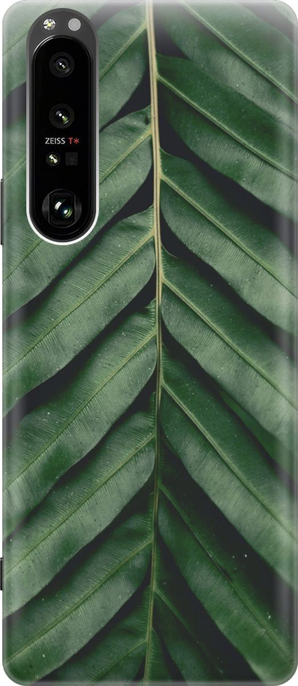 Силиконовый чехол Лист на Sony Xperia 1 III / Сони Иксперия 1 3 ...