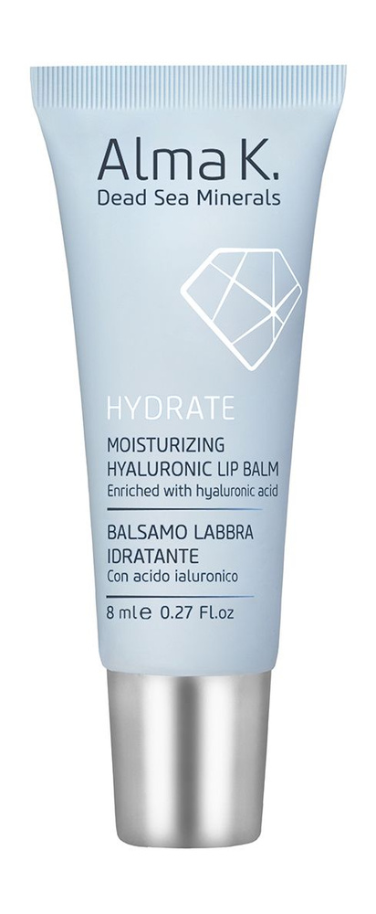 ALMA K. Moisturizing Hyaluronic Lip Balm Бальзам для губ увлажняющий с гиалуроновой кислотой, 8 мл  #1