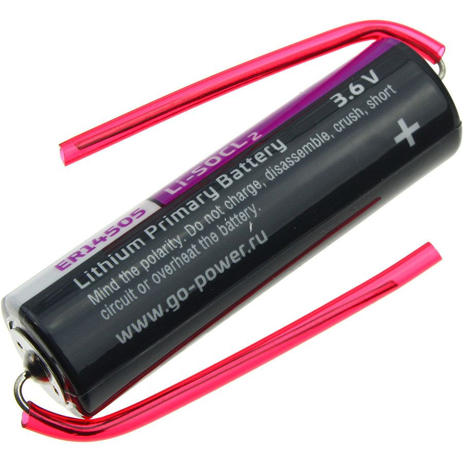 Батарейка GoPower ER14505 (AA) 3.6V для охранной сигнализации, с ...