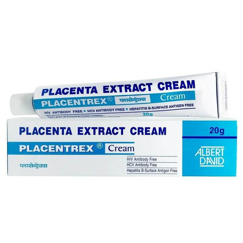 Крем Placentrex Placenta Extract Cream с экстрактом плаценты, против морщин (Albert David) - 20 г.  #1