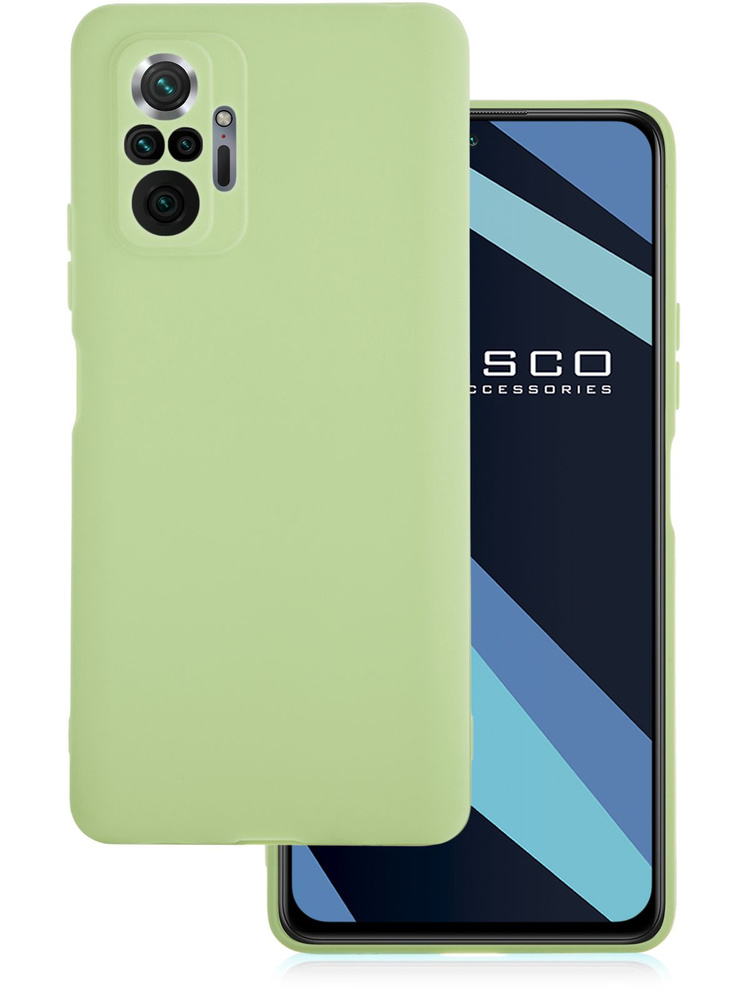 Чехол-накладка ROSCO на Xiaomi Redmi Note 10 Pro (Сяоми Редми Ноут 10 Про, Ксиаоми), тонкая полимерная #1