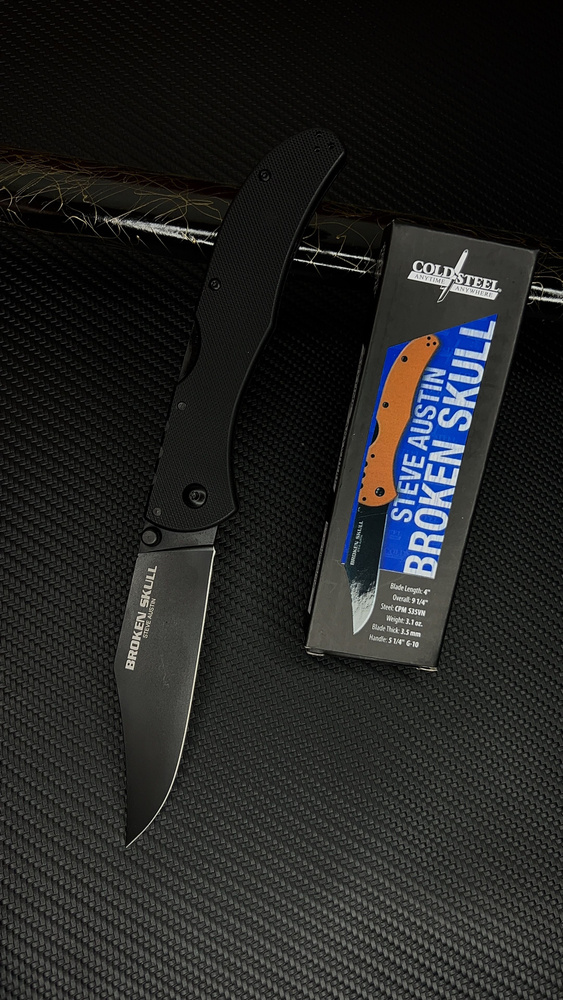 Columbia Knife Нож туристический Broken skull черный, длина лезвия 10 ...