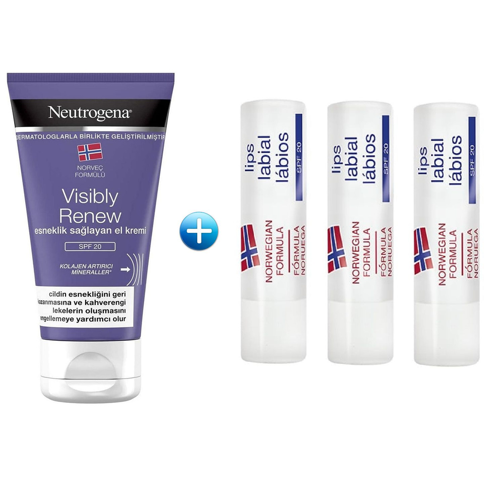 Крем для рук Neutrogena Norwegian Formula Visibly Renew Elastic, Обеспечение эластичности, SPF 20 (75 #1