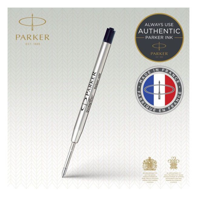 Parker (Паркер) Стержень для шариковой ручки в блистере средний M (1 mm ...