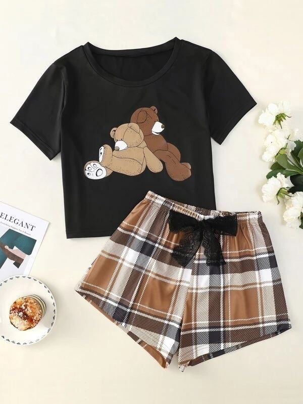 Пижама SAIMEIQI Медвежата Тедди #1