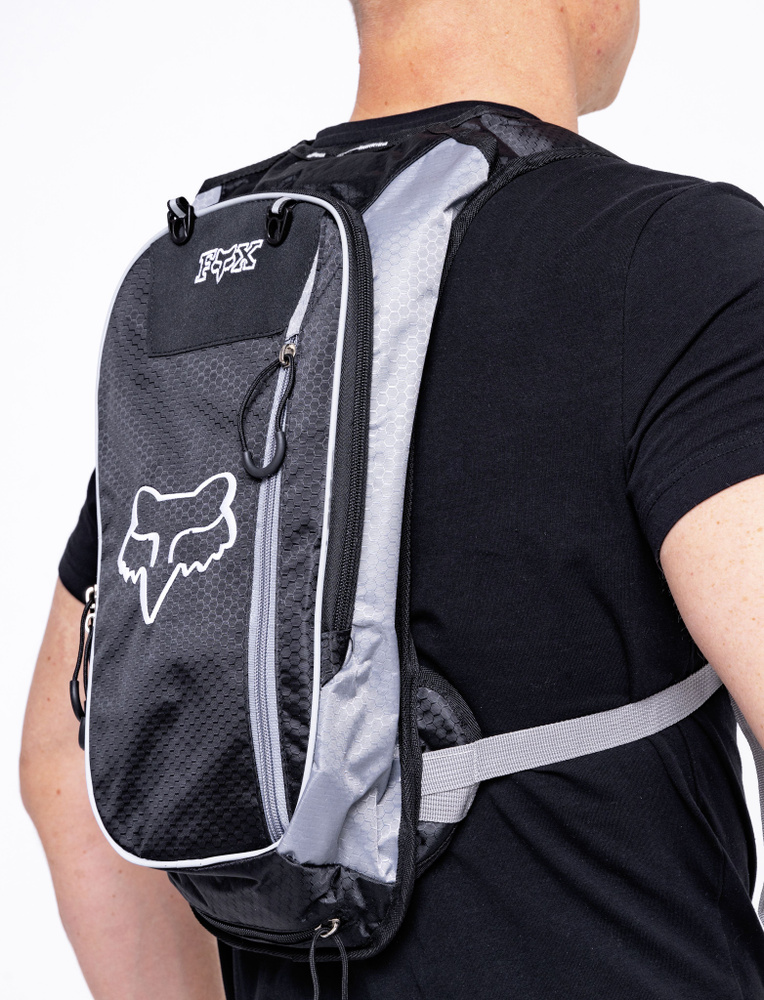 Рюкзак гидропак FOX серый / Емкость для питья / Гидратор #1