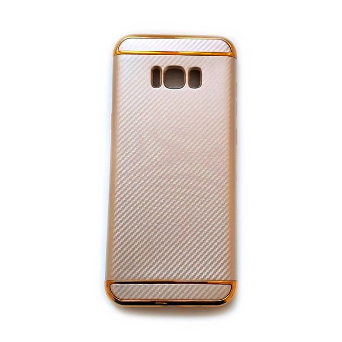 Чехол ТПУ+пластик для Samsung Galaxy S8 Plus, цвет: золотой #1
