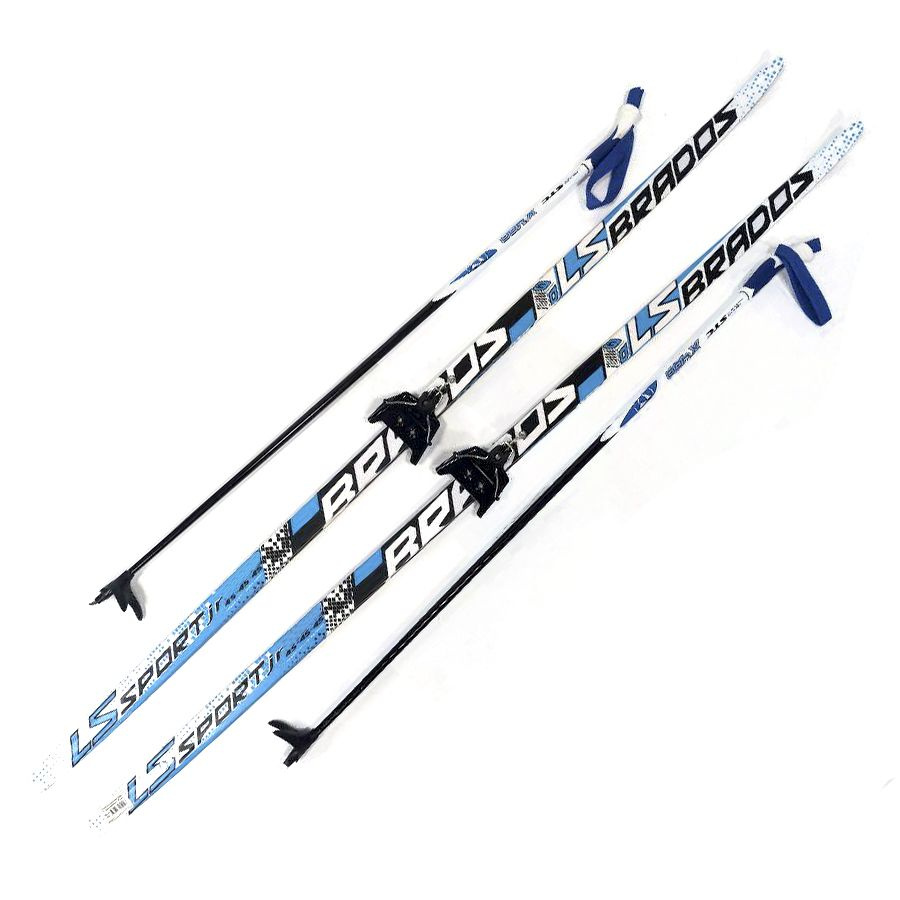 Лыжный комплект беговой STC 75 мм 160 СТЕП Brados LS Sport 3D black ...